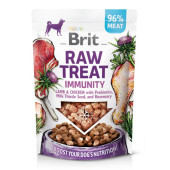 Кучешко лакомство за подсилване на имунитета Brit Raw Treat Immunity. Freeze-dried Lamb & Chicken от Сурово лиофилизирано – 96% ПРЯСНО Пилешко и Агнешко месо