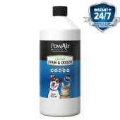 Пълнител за спрей против петна и миризми от урина PowAir Urine Stain & Odour Spray Refill с натурални масла, безвреден за деца и домашни любимци 922 мл.