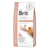Пълноценна, суха храна за кучета Brit Veterinary Diets Dog Renal за подпомагане на бъбречната функция при хронична бъбречна недостатъчност с Яйца и грах, БЕЗ ЗЪРНЕНИ КУЛТУРИ