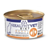 Пълноценна, консервирана храна за котки HEALTHYVET DIET CAT Renal formula за подпомагане на бъбречната функция 