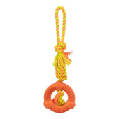 Кучешко играчка TRIXIE Ring on a rope въже за дърпане с гумен ринг