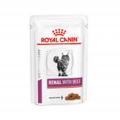 Royal Canin Renal Cat Beef -  пауч с телешко месо за котки при хронична бъбречна недостатъчност