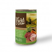 Sam's Field Puppy Chicken & Calf Meat With Carrot - консерва за малки кученца до 1г. с 80% пилешко и телешко с моркови 400гр.