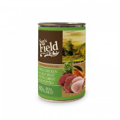 Sam's Field Chicken & Calf Meat With Carrot - консерва за кучета с 80% пилешко и телешко с моркови 400гр.