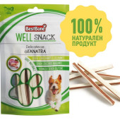 100% Натурални лакомства за куче Record Weli Snack - сандвич от прясно патешко месо 75 г