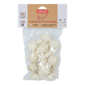 Кучешко лакомство Zolux White knotted bone 6 броя кокала от 100% пресована телешка кожа 6 см