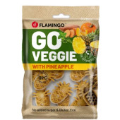Вегетариански дентални лакомства Flamingo Veggies Pineapple във форма на ананас S размер