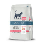 Пълноценна суха храна за кастирирани котки Quattro Super premium Sterilised cat с Пилешко месо