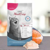 Пълноценна суха храна за кастрирани котки Platinum MeatCrisp Sterilised Fish с 82% Прясна Риба