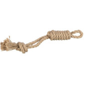 Кучешка играчка Trixie Playing rope with stick - въже за дърпане 35 см.