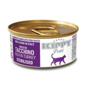 Консервирана храна за кастрирани котки Kippy Pate sterilised  с пуешко месо