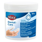 Еднократни напръстници за дентална хигиена Trixie Fingerlings for tooth care  за кучета, котки и други малки животни 