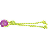 Кучешка плаваща играчка Trixie Aqua Toy playing rope with ball - въже с гумена топка