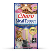 Кремообразен топер за суха храна за котки Inaba Cat Meal Topper Tuna Recipe с Риба тон