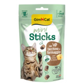 Котешко лакомство GimCat Mini stick Turkey & Cheese мини пръчици с пуешко и сирене, БЕЗ зърнени култури