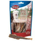 Монопротеиново кучешко лакомство Trixie PREMIO Buffalo Sticks пръчици от 100% биволско месо 