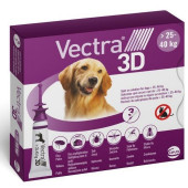 Ceva Vectra 3D - спот-он форма против бълхи, кърлежи, мухи, комари, за кучета с тегло 25 - 40 кг. 