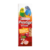 Versele Laga Prestige Sticks Budgies Vegetables & Dandelion - лакомство за вълнисти папагали със зеленчуци и глухарче 2х30гр.