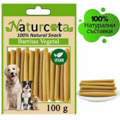 Натурални вегетариански лакомства за кучета Naturcota- Зеленчукови солети 100гр.