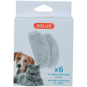 Резервни филтри за фонтан за прясна вода Zolux x6 Filter for water fountain 6 броя