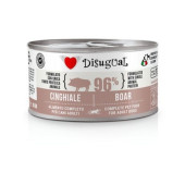 Консервирана храна за кучета Disugual Wet food Wild boar с 96% месо от глиган