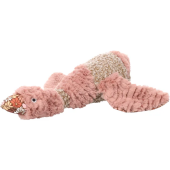 Кучешка играчка Flamingo TOY ROZETTE DUCK OLD PINK ретро плюшена патица