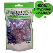 Натурални лакомства за котки Naturcota - суши ролца с риба и пиле, 65гр