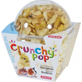 209263 CRUNCHY POP BANANA 63gr - хрупкав снакс за гризачи с банани Zolux