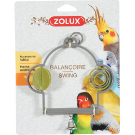 Zolux - пластмасова люлка за птици с играчки 