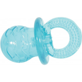 Игранчка за кучета Zolux POP PACIFIER - силиконов биберон за гризане, син