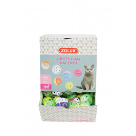 Играчка за котки Zolux BALLS - Единична пластмасова топка за котки 