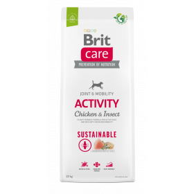 Brit Care Dog Sustainable Activity Chicken&Insect- Супер премиум суха храна за кучета с повишена активност. С високоусвоим протеин от насекоми и пилешко месо