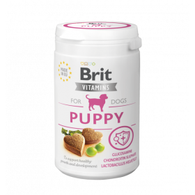 Хранителна добавка за подрастващи кученца Brit Vitamins Puppy витамини за здравословен растеж и развитие, под формата на лакомства