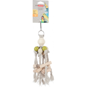 Zolux - играчка за папагали с въжета и дървени елементи