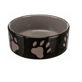 Trixie Ceramic Cup - черна с лапички