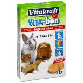 Vita Bon - витамини за гризачи -минерален комплекс, 31 таблетки