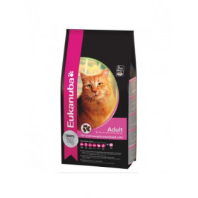 Eukanuba Adult Overweight/Sterilised - Суха храна за котки над 12 месечна възраст,които са кастрирани или с наднормено тегло