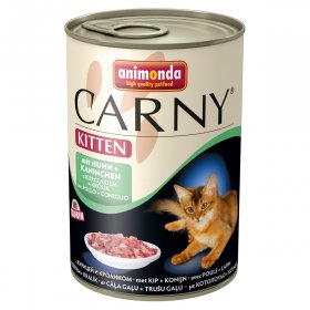 Консервирана храна за котка ANIMONDA CARNY KITTEN 400гр. пиле и телешко