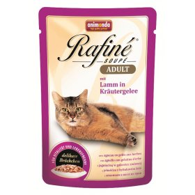 Храна за котка пауч RAFINE SOUPE 100гр. говеждо в сос сирене