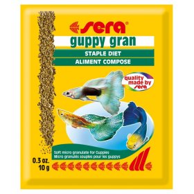 Гранулирана храна за гупи и дребни риби SERA GUPPY GRAN 100мл.