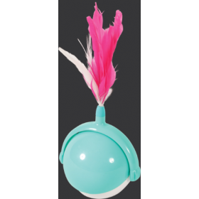 Zolux - интерактивна играчка за котки - накланяща се топка с пера