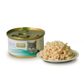 Brit Care kitten chicken - консервирана храна за малки котенца с 45% пилешко месо