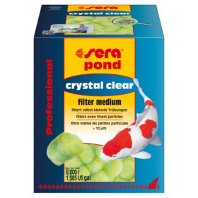 Sera Pond Crystal Clear Professional - професионален филтърен материал за кристално прозрачна вода в езерото 350 гр.