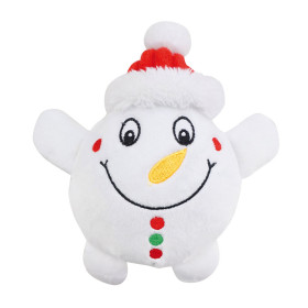 Record Christmas Toy - коледна кучешка играчка снежно човече