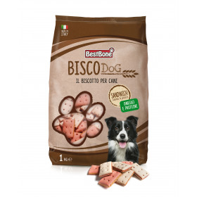 Кучешки бисквитки Record Bisco Dog - сандвич с пилешко месо и риба 