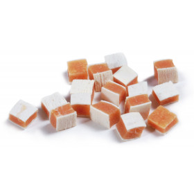 100% Натурални лакомства за куче Record Weli Snack - меки хапки с месо от сьомга 75 гр. 