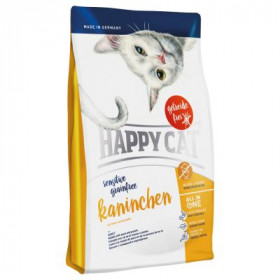 Happy cat Sensetive Rabbit - суха храна за котки със заешко месо