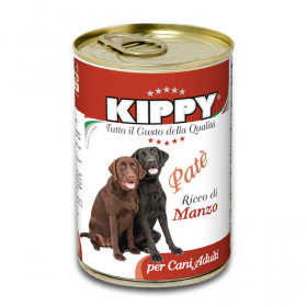  Консервирана храна за кучета  KIPPY BEEF ADULT - висококачествено телешко месо 400гр