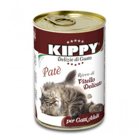KIPPY CAT VEAL - Консервирана храна за котки с говеждо 400гр