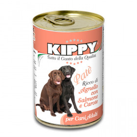 Консервирана храна за кучета KIPPY Lamb, Salmon & Carrots - с агне, сьомга и моркови 400гр
